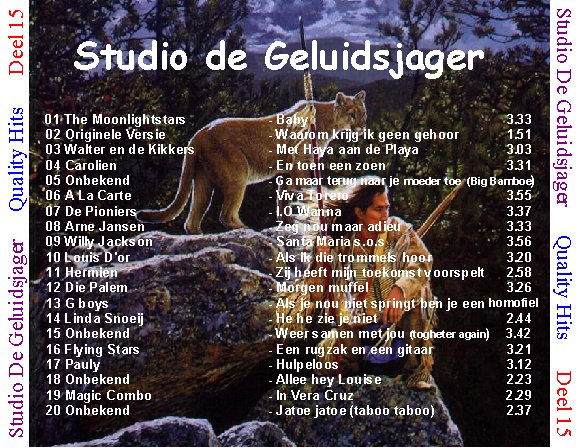 Quality Hits  Geluidsjager Deel 15 : Back